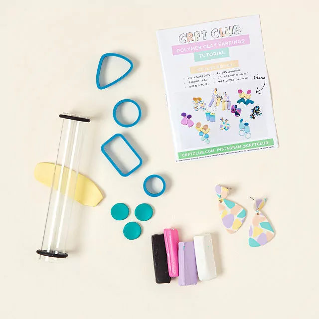 Make Your Own Clay Earrings Kit