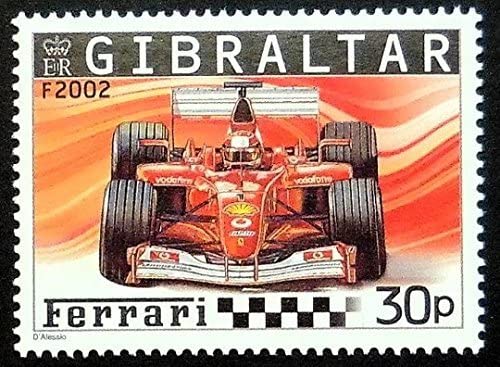 Ferrari F2002 Postage Stamp